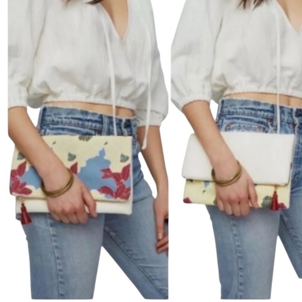 Rachel Pally Reversible Clutch Floral Bloom